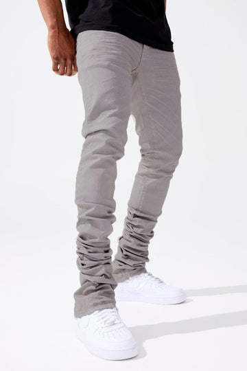 MARTIN STACKED - KINGSBRIDGE DENIM (LIGHT GREY)