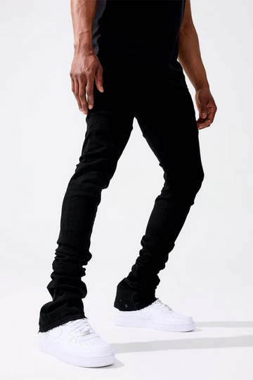 MARTIN STACKED KINGSBRIDGE DENIM (JET BLACK)JTF212L